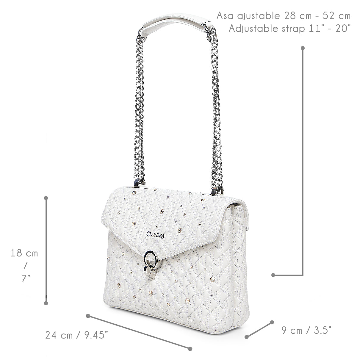 Women Cuadra Cowhide Bag DU732