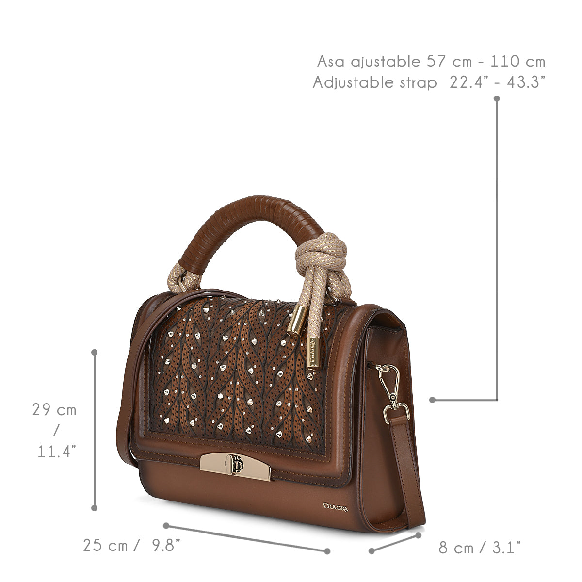 Women Cuadra Cowhide Bag DU581