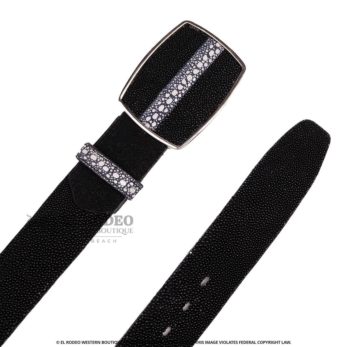 Men Los Altos Stingray Belt C11A1105