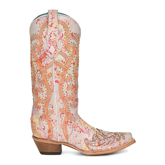 Women Corral Cowhide Boots C3980