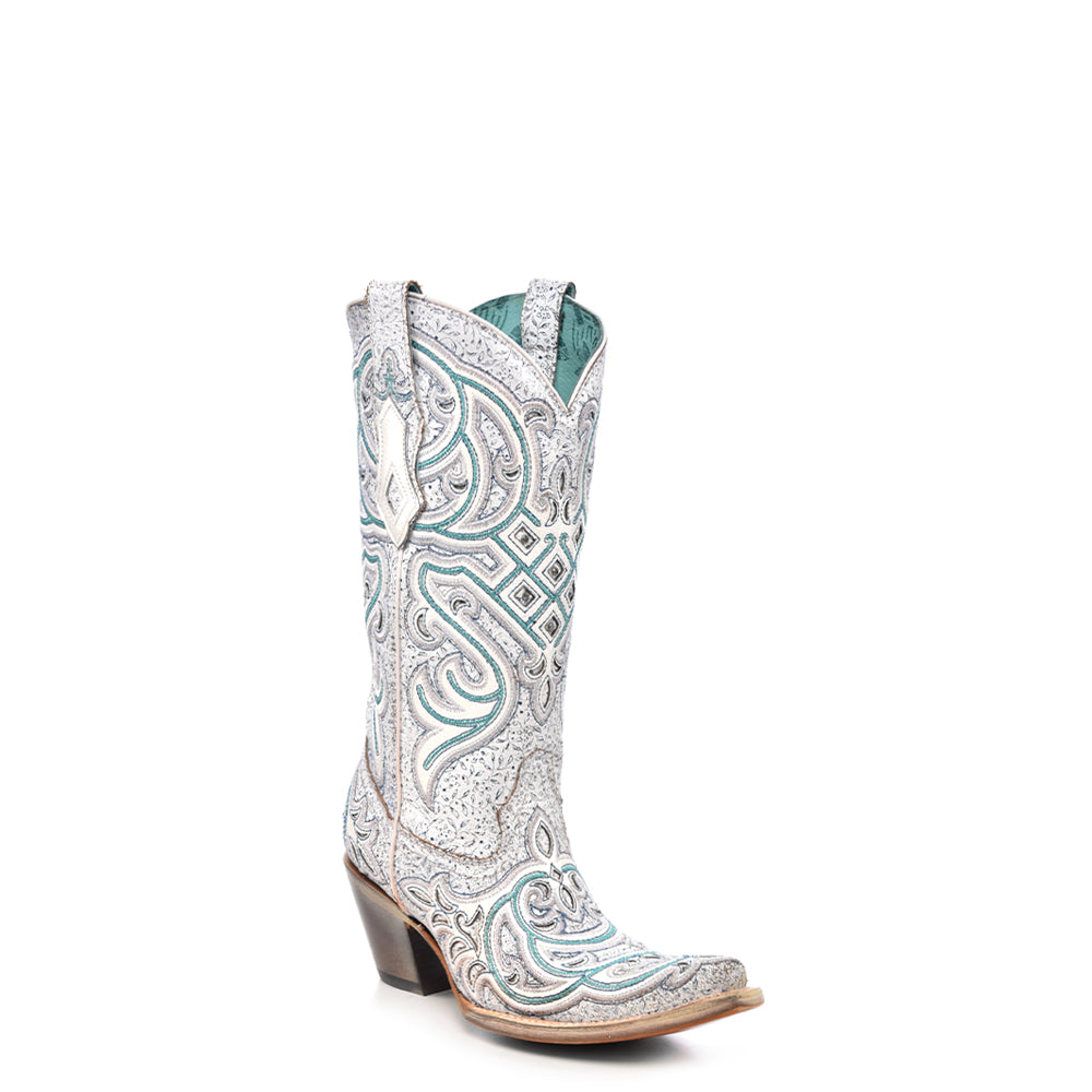 Cowhide Boots, Pointed Toe - Women Corral Boots C4055