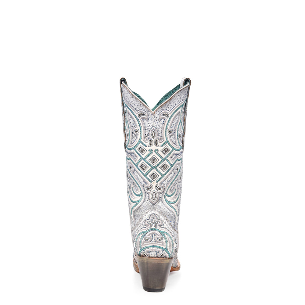 Cowhide Boots, Pointed Toe - Women Corral Boots C4055
