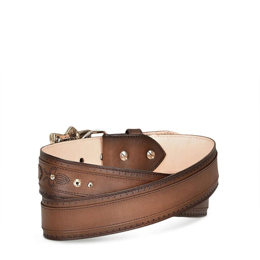 Cowhide Belt for Women - Cuadra Belt BC270 - El Rodeo Western Boutique