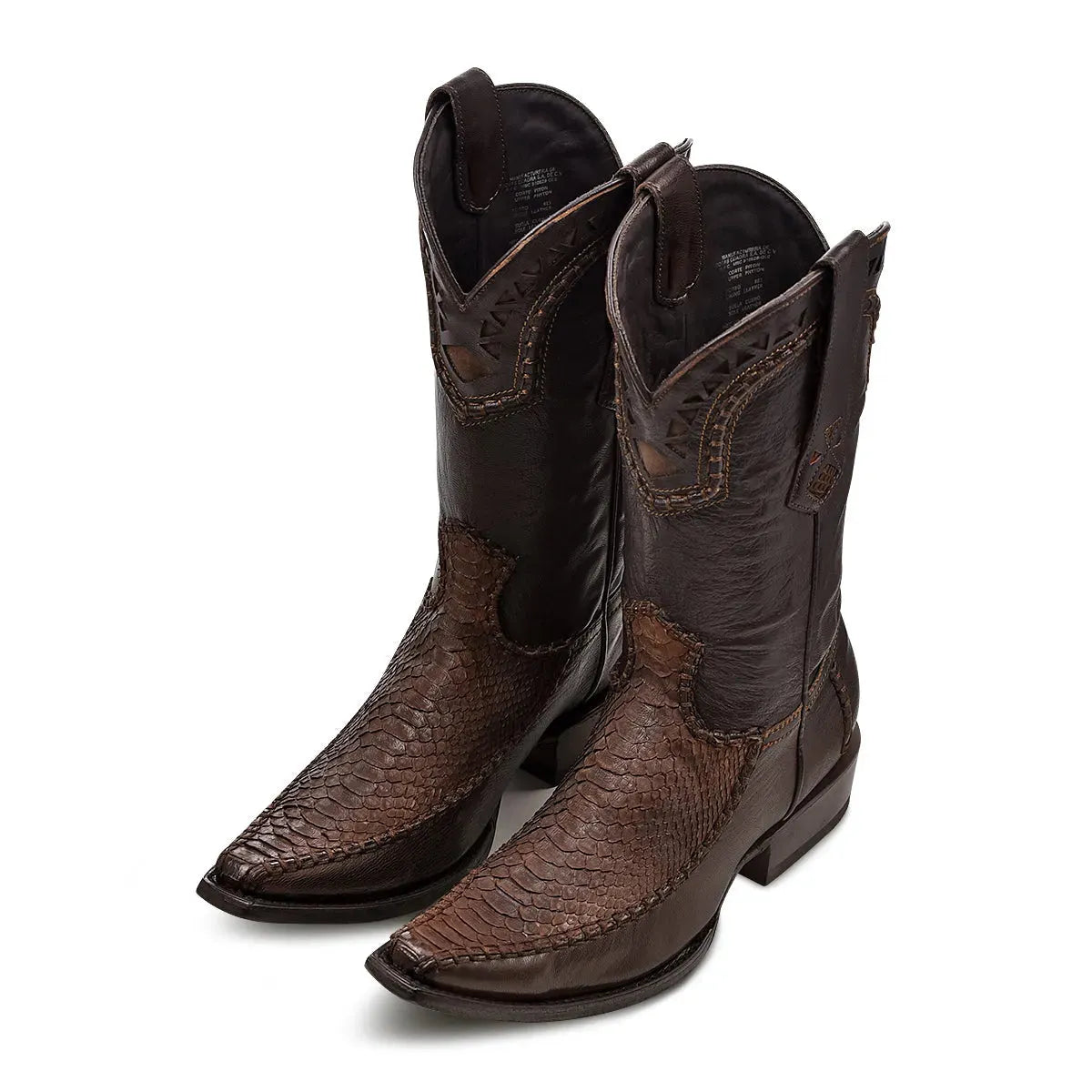 Discover the Ultimate in Luxury Footwear: Handcrafted Exotic Python Boots for the Discerning Gentleman - Men Cuadra Boot CU167 - El Rodeo Western Boutique