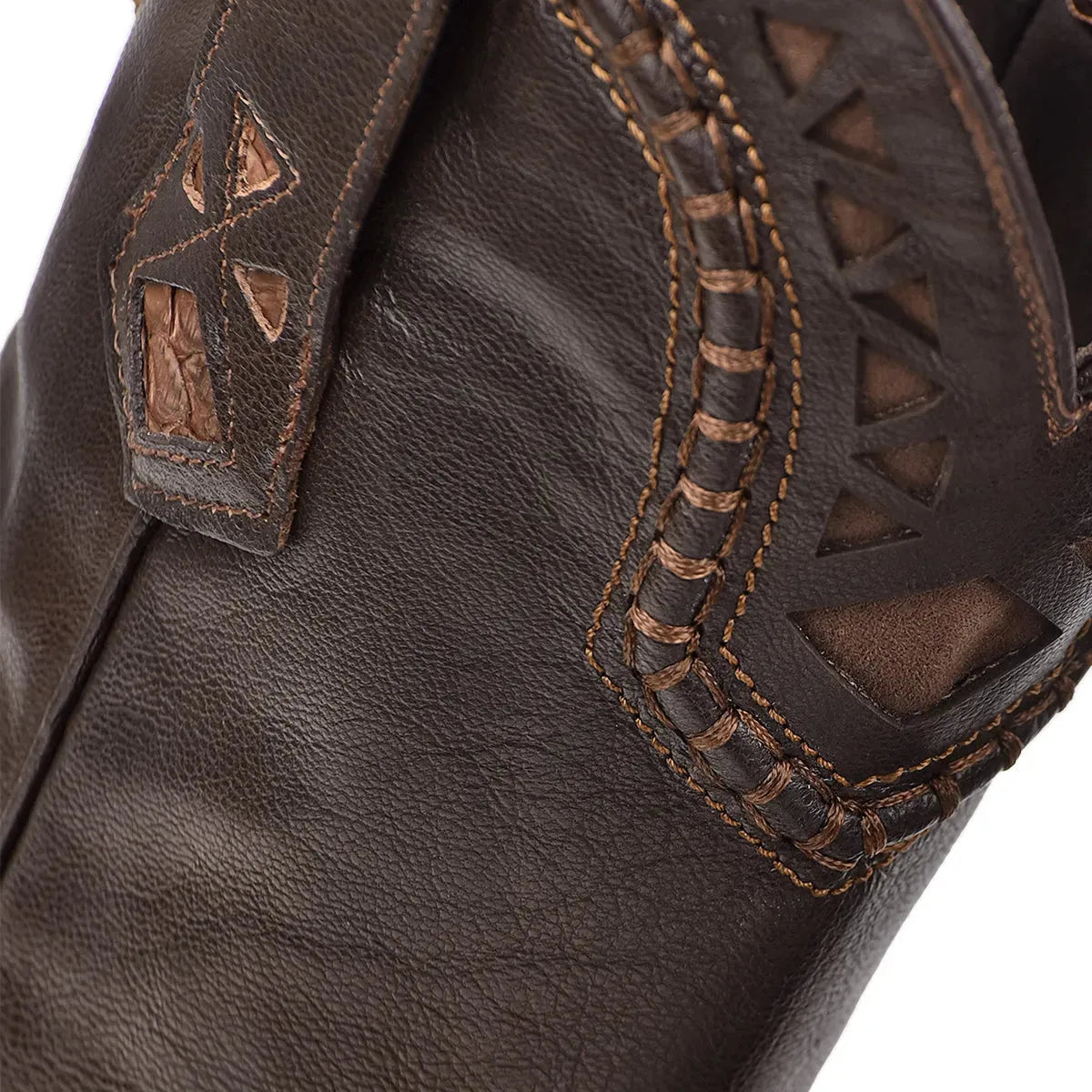 Discover the Ultimate in Luxury Footwear: Handcrafted Exotic Python Boots for the Discerning Gentleman - Men Cuadra Boot CU167 - El Rodeo Western Boutique