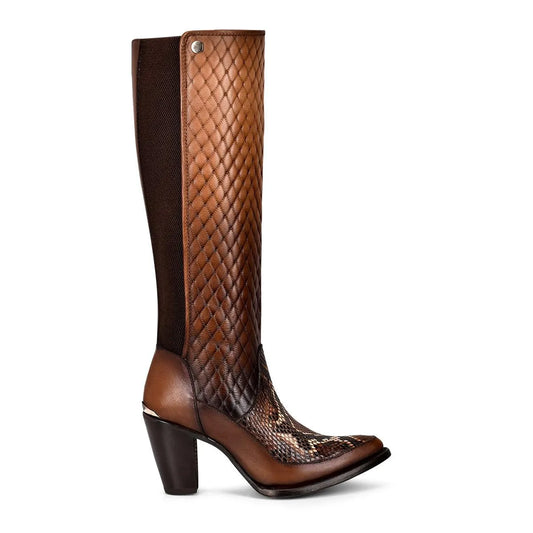 Women's Genuine Leather Knee High Boots - Cuadra Boot CU590 - El Rodeo Western Boutique