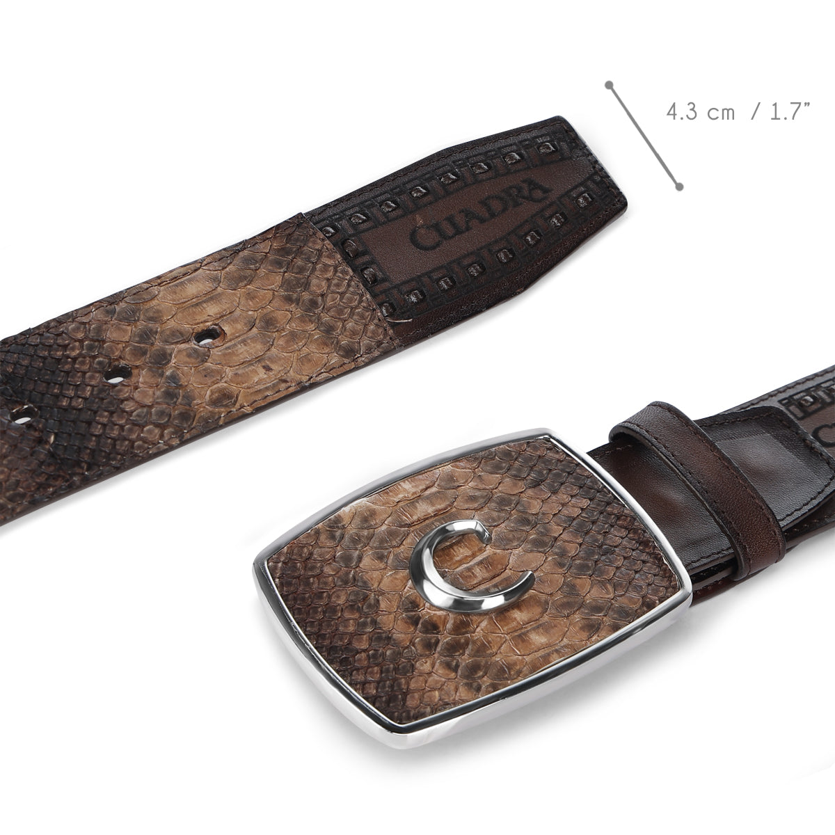 Men Cuadra Python Belt BC430