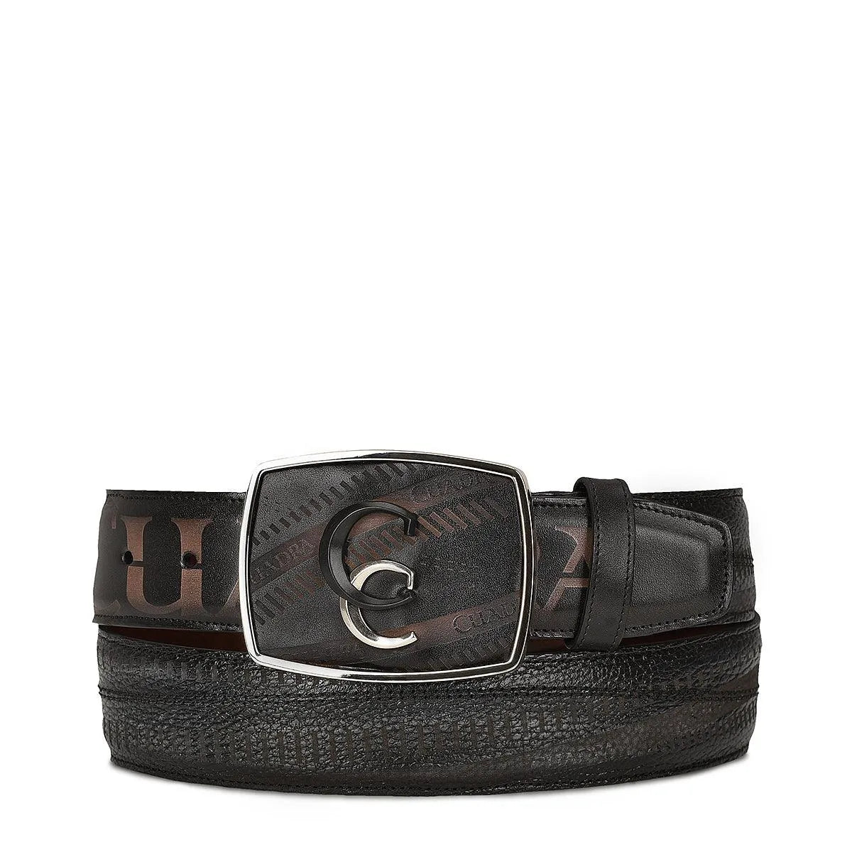 Cowhide Gray Belt - Men Cuadra Belt BC282 - El Rodeo Western Boutique