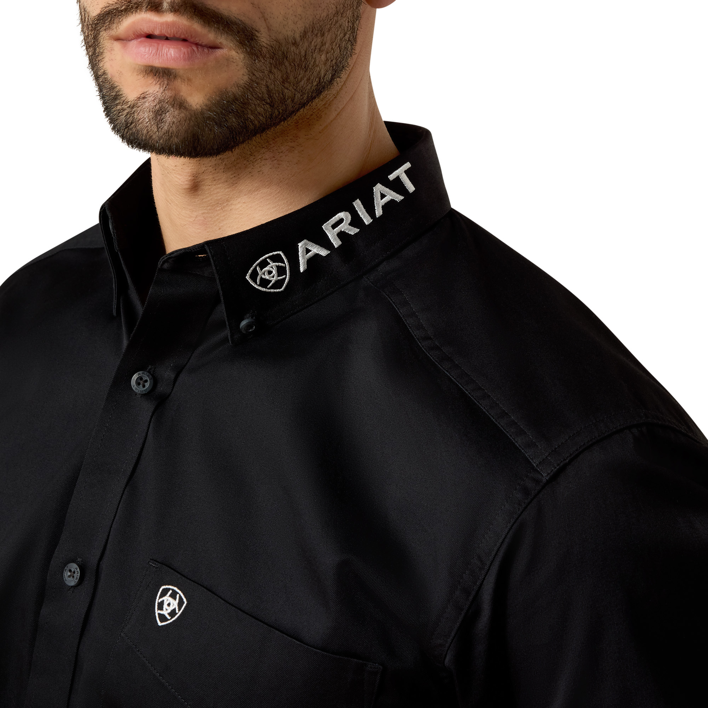Men Ariat Shirt Twill Fitted 10038914