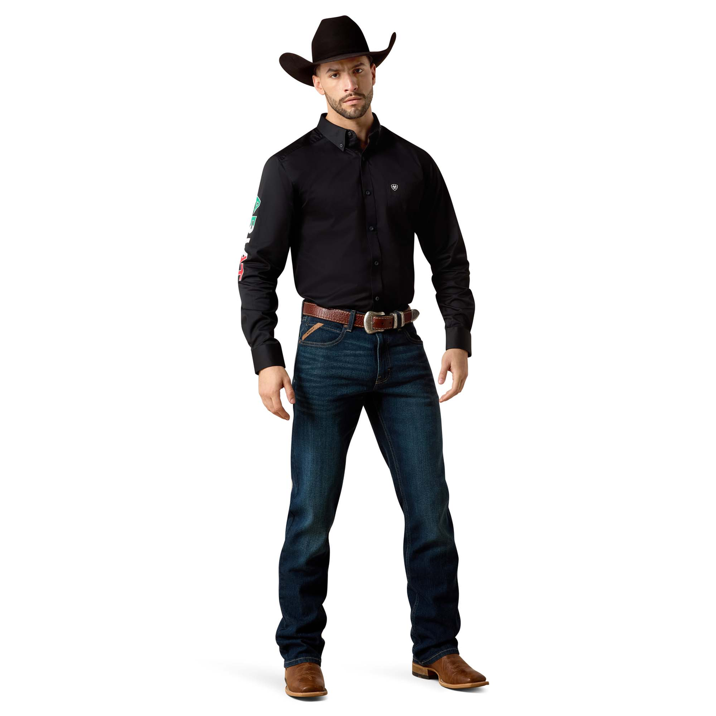Men Ariat Shirt Twill Fitted 10038914