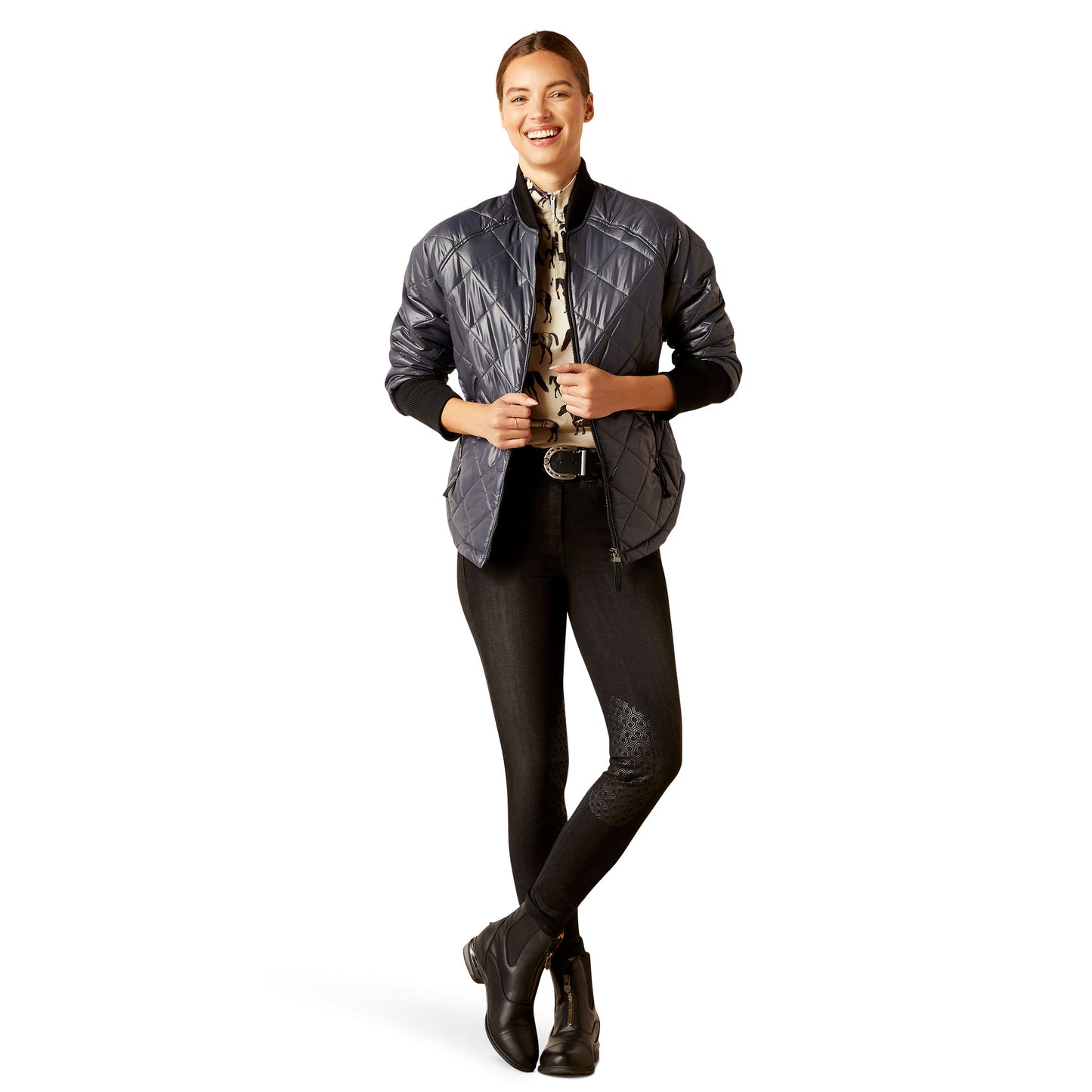 Women Ariat Charlie Jacket Ebony 10046089