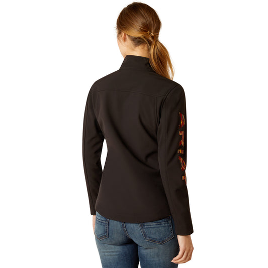 Women Ariat Jacket Team Softshell Black/Mirage 10046686