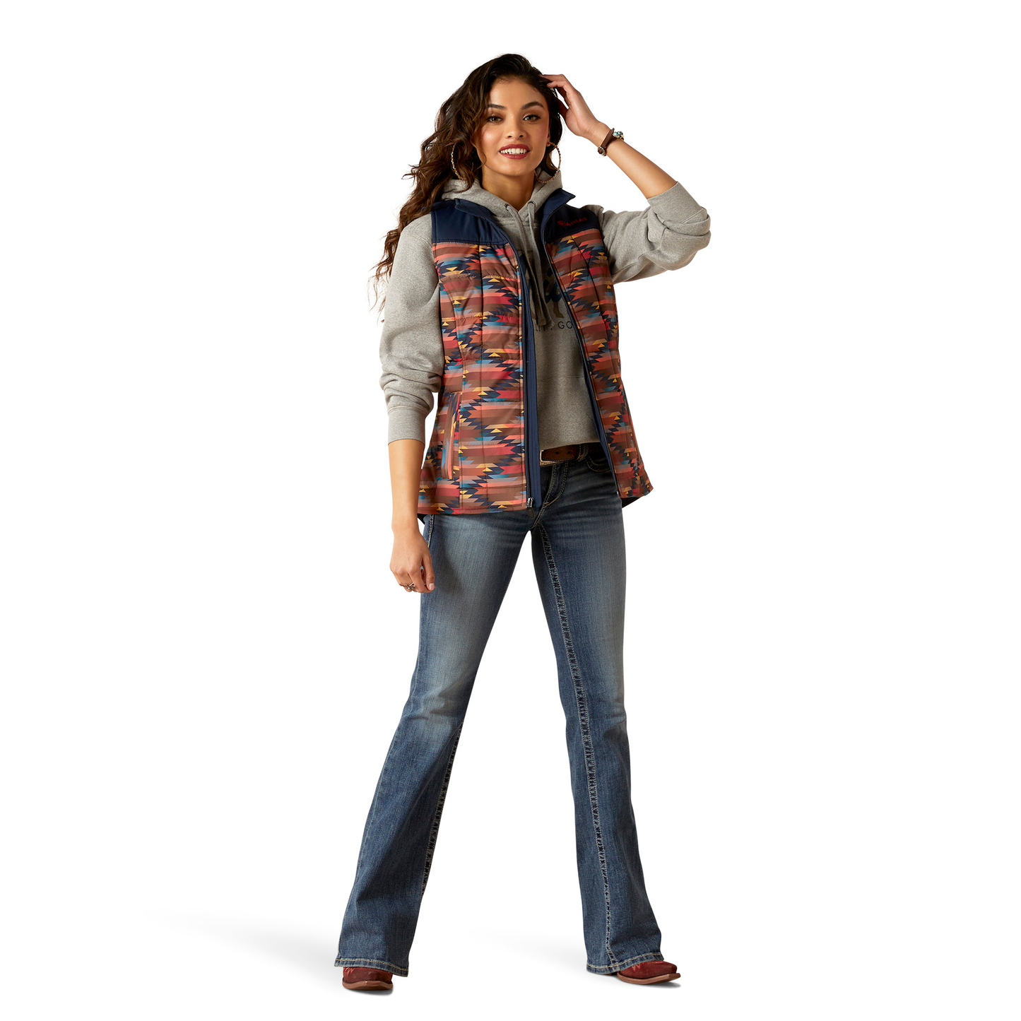 Women Ariat Vest Crius Multi 10046684