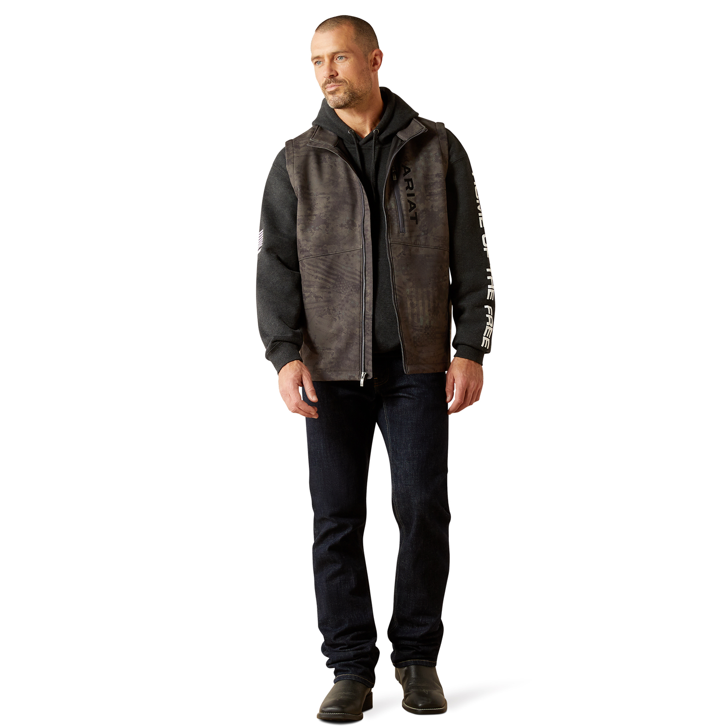 Men Ariat Vest Patriot Softshell 10062594