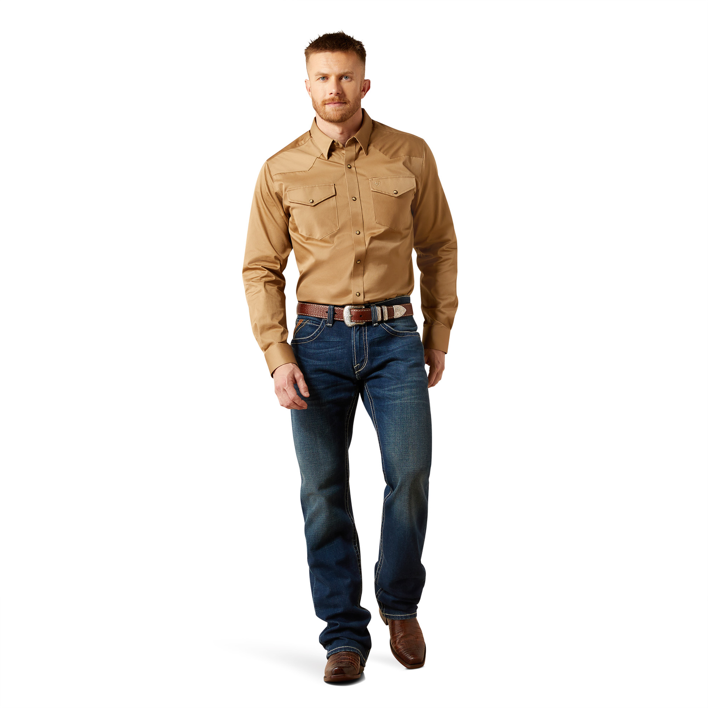Men Ariat Shirt Twill Fitted 10065873
