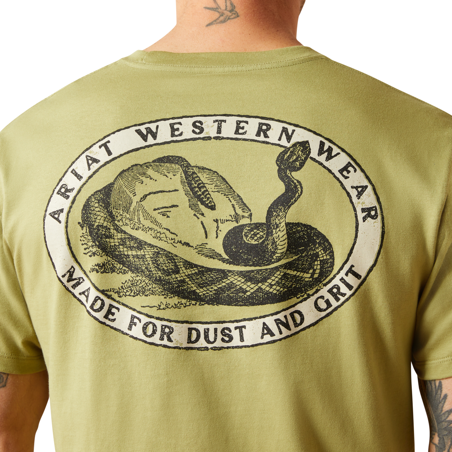 Men Ariat T-Shirt Rattle Warning 10065894