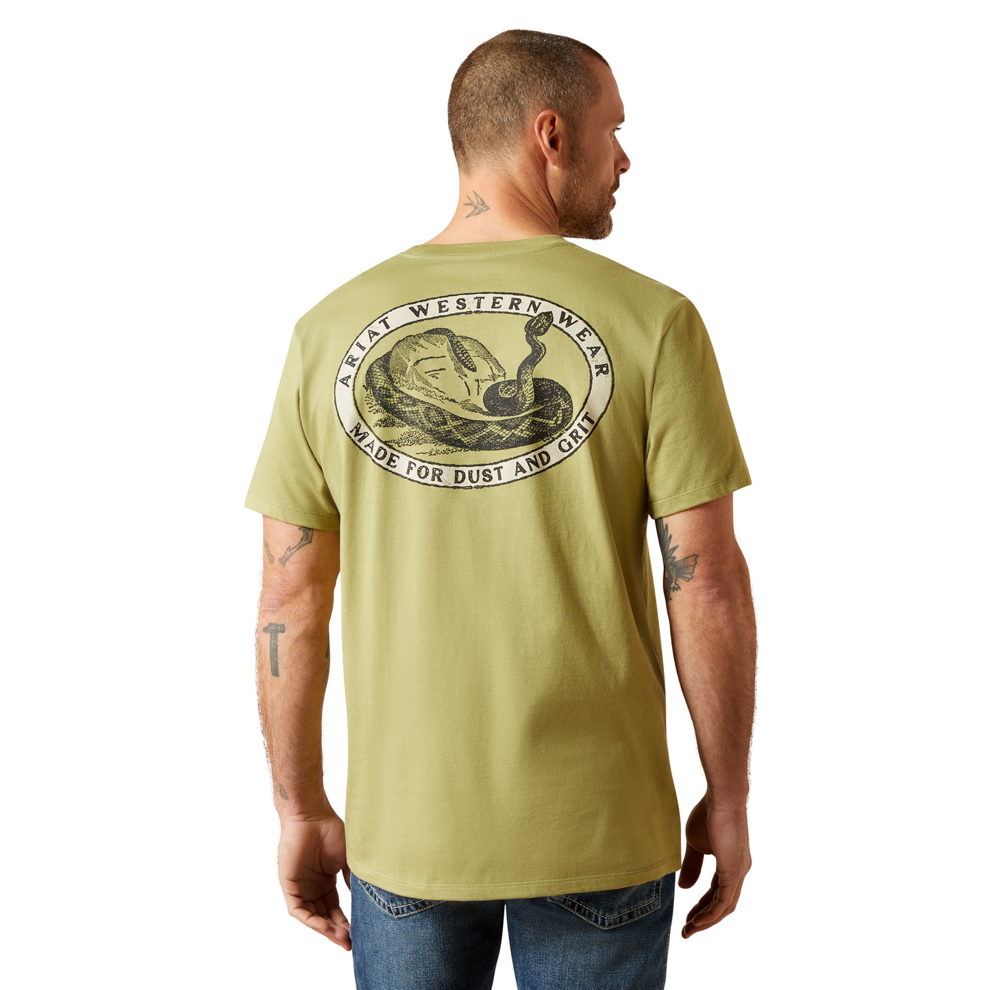 Men Ariat T-Shirt Rattle Warning 10065894