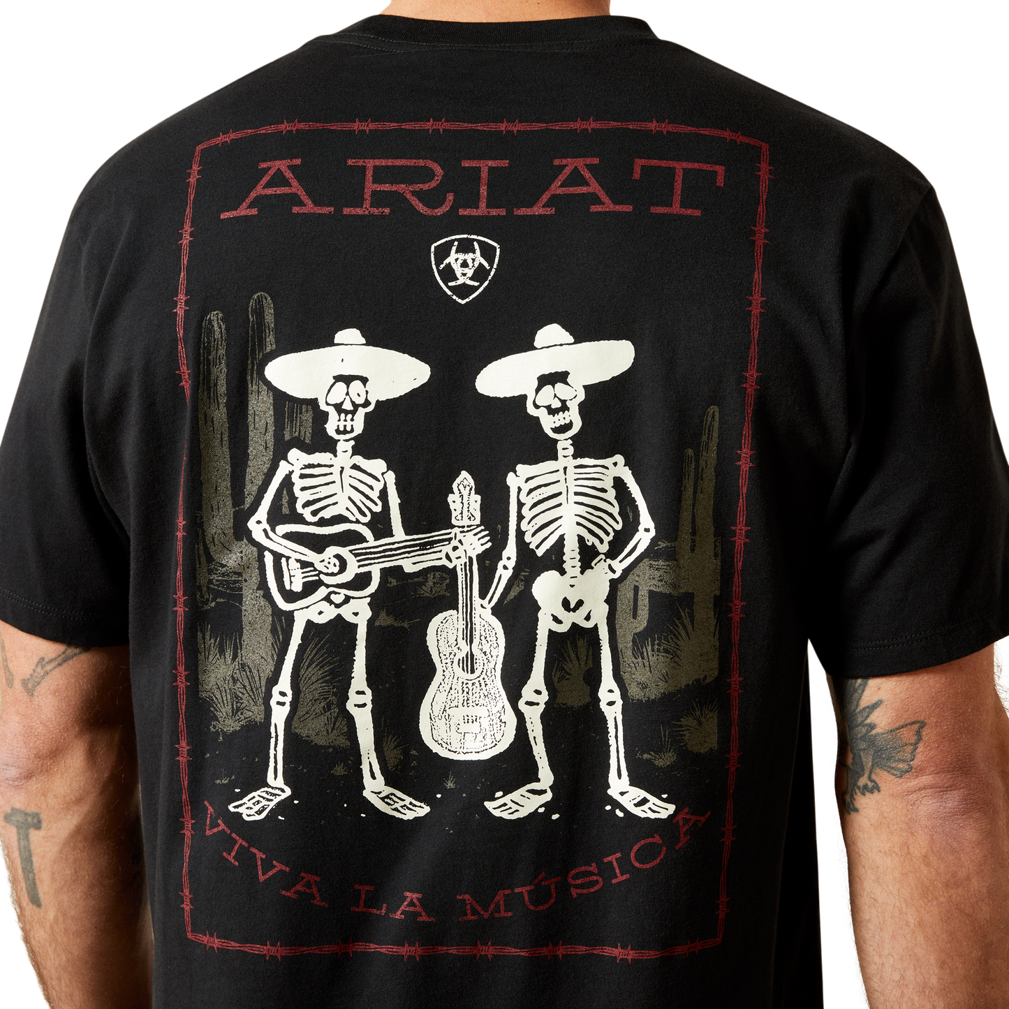 Men Ariat T-Shirt Grateful Muertos 10065895