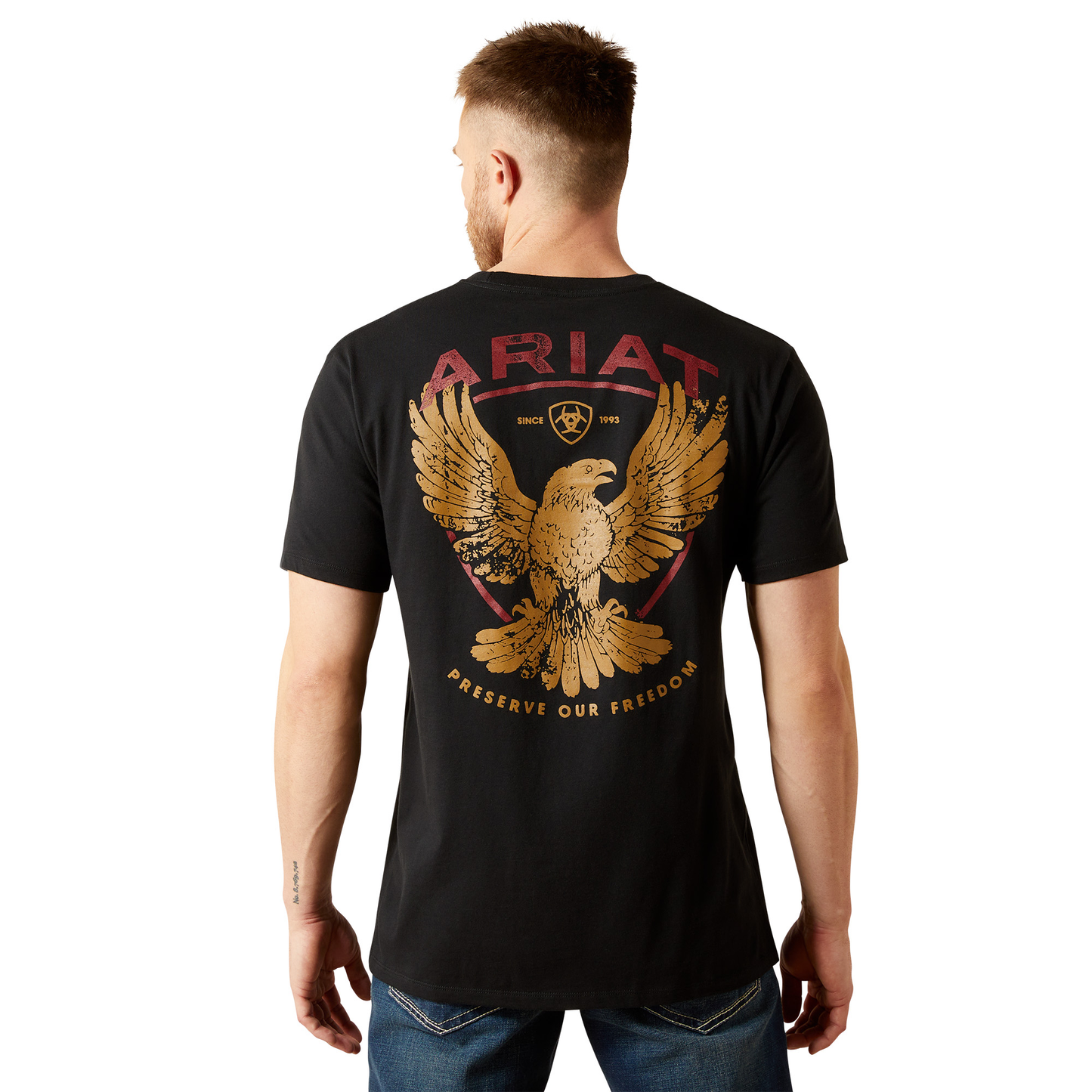 Men Ariat T-Shirt Rustic Eagle 10065898