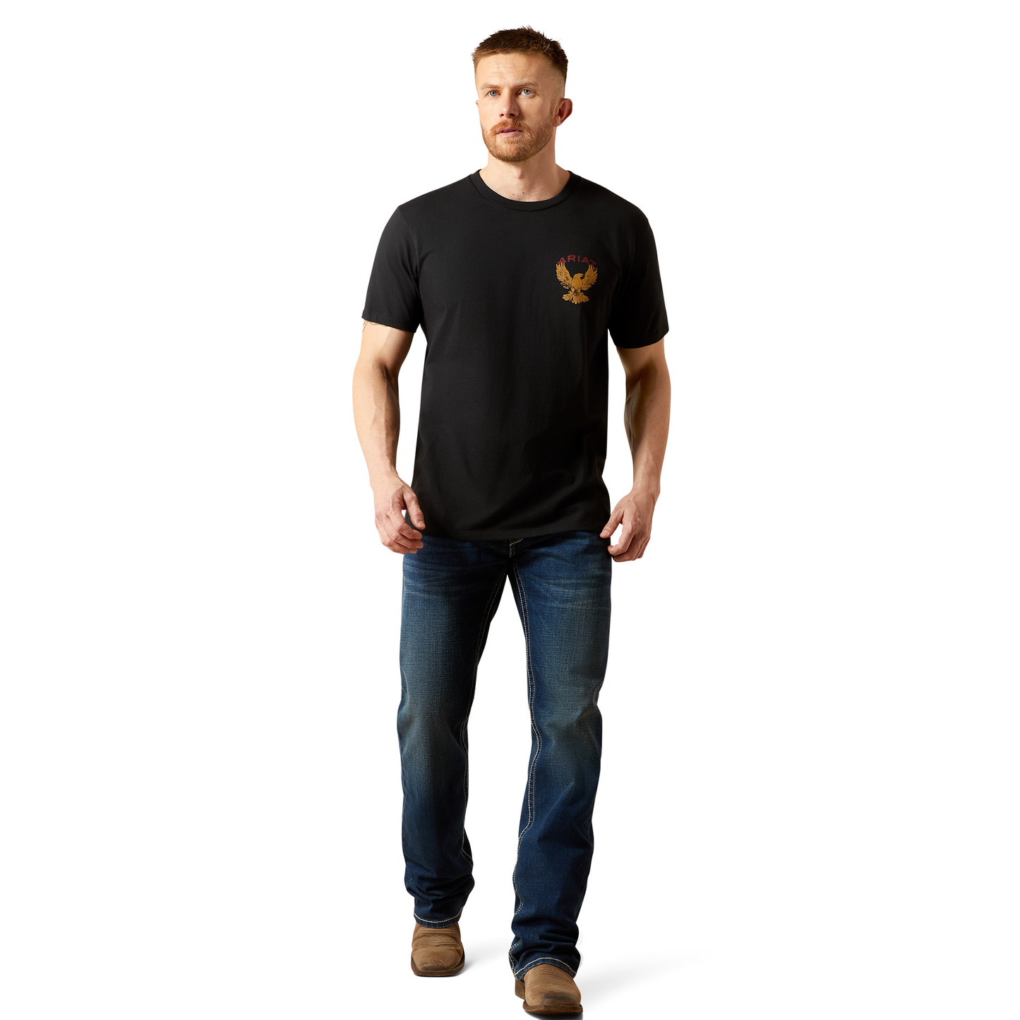 Men Ariat T-Shirt Rustic Eagle 10065898