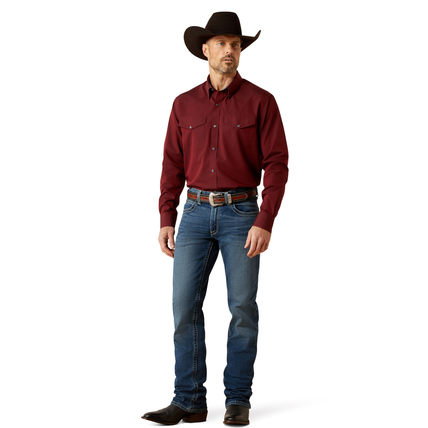 Men Ariat Shirt Oxford Fitted 10065913