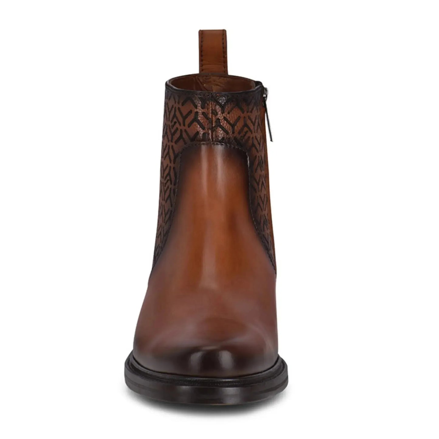 Handcrafted Leather Ankle Boot – Chelsea Style with Round Toe and Laser Edge - Men Franco Cuadra Boot FC630 - El Rodeo Western Boutique