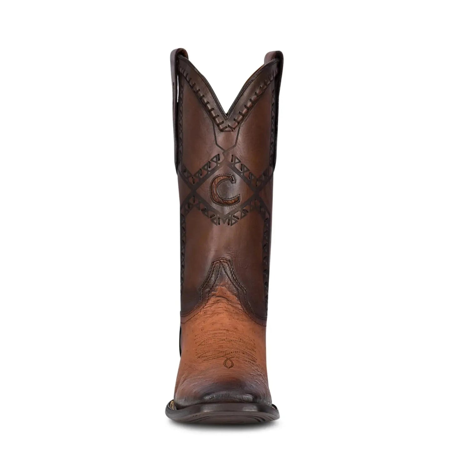 Ostrich Boots for Men: Brown Exotic Leather Cowboy Fashion - Men Cuadra Boot CU462 - El Rodeo Western Boutique