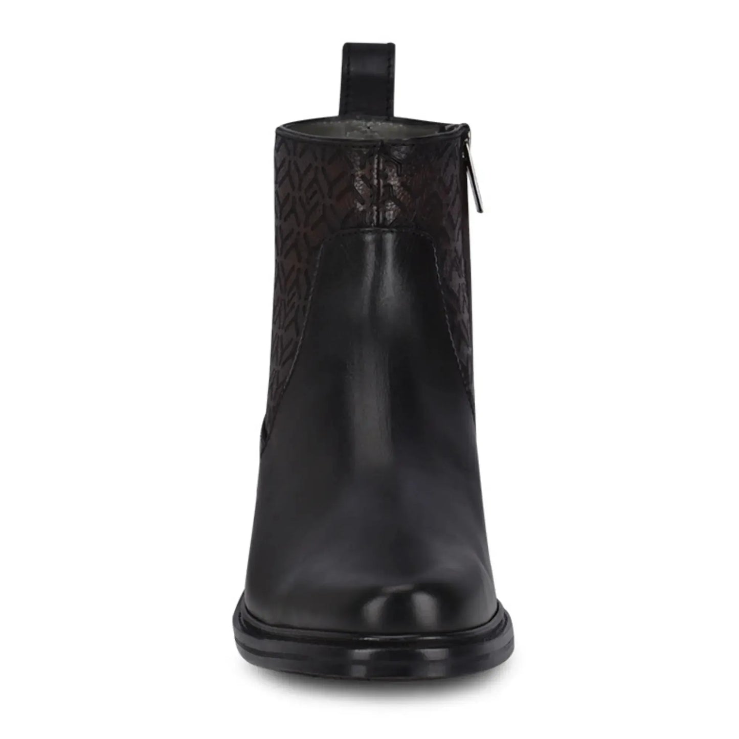 Round Toe Men’s Leather Ankle Boot – Dual Tone Chelsea with Zipper - Men Cuadra Boot FC599 - El Rodeo Western Boutique