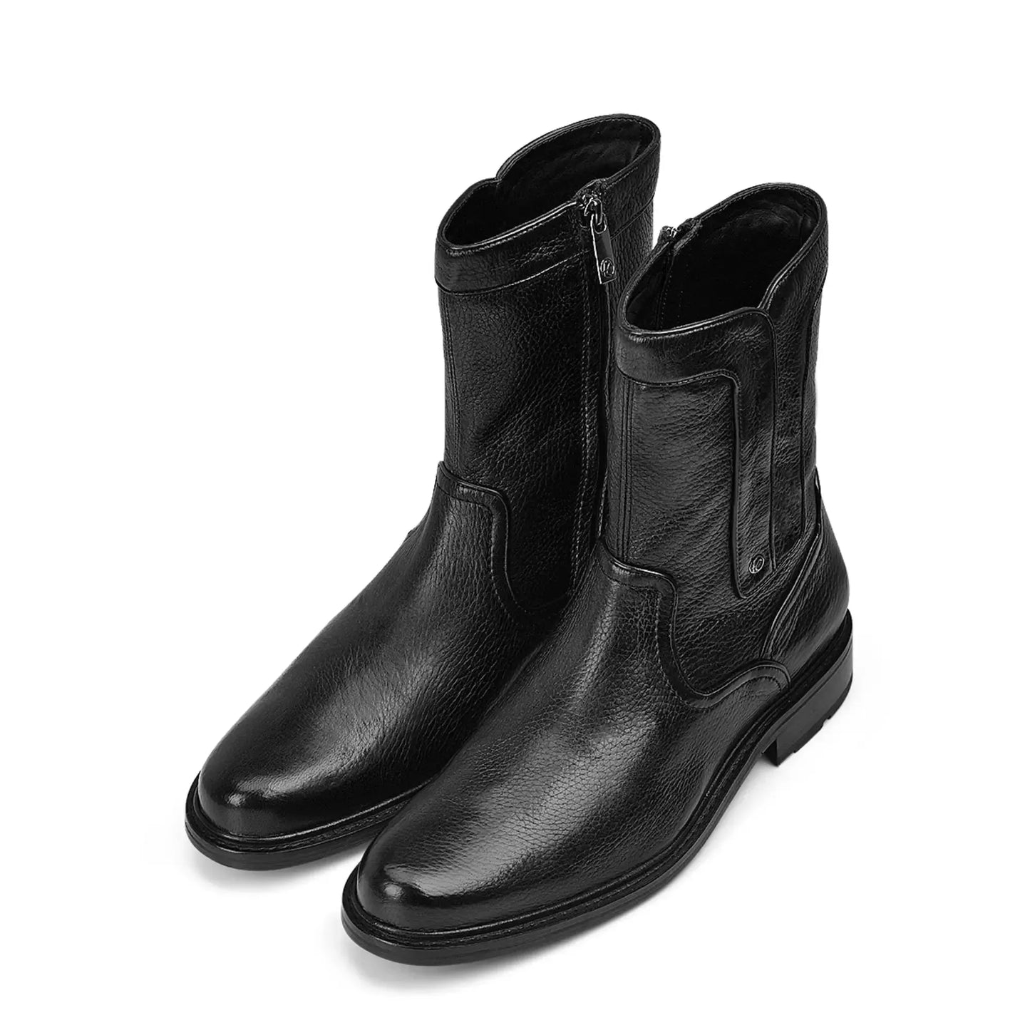 Authentic Handcrafted Exotic Leather Boots with Zipper for Men - Men Franco Cuadra Boot FC662 - El Rodeo Western Boutique