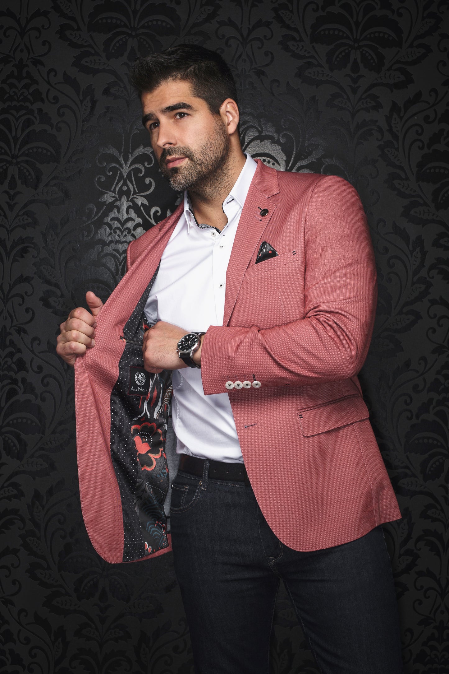 Men Au Noir Blazer Glover Red