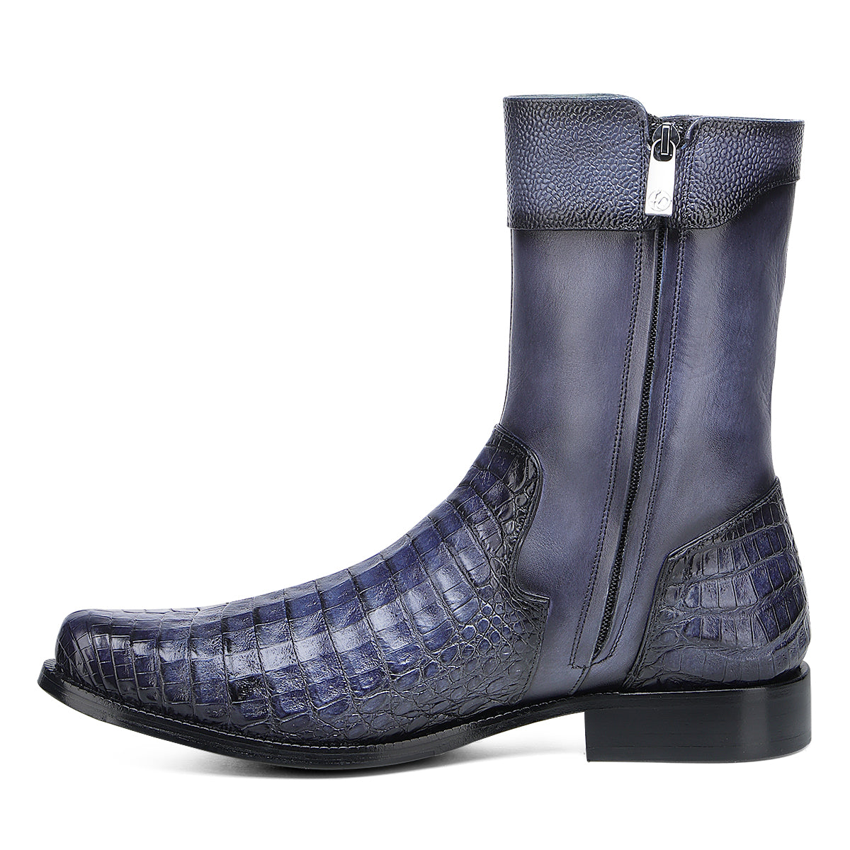 Exotic Boot, Round Toe - Men Franco Cuadra Ankle Boot FF206