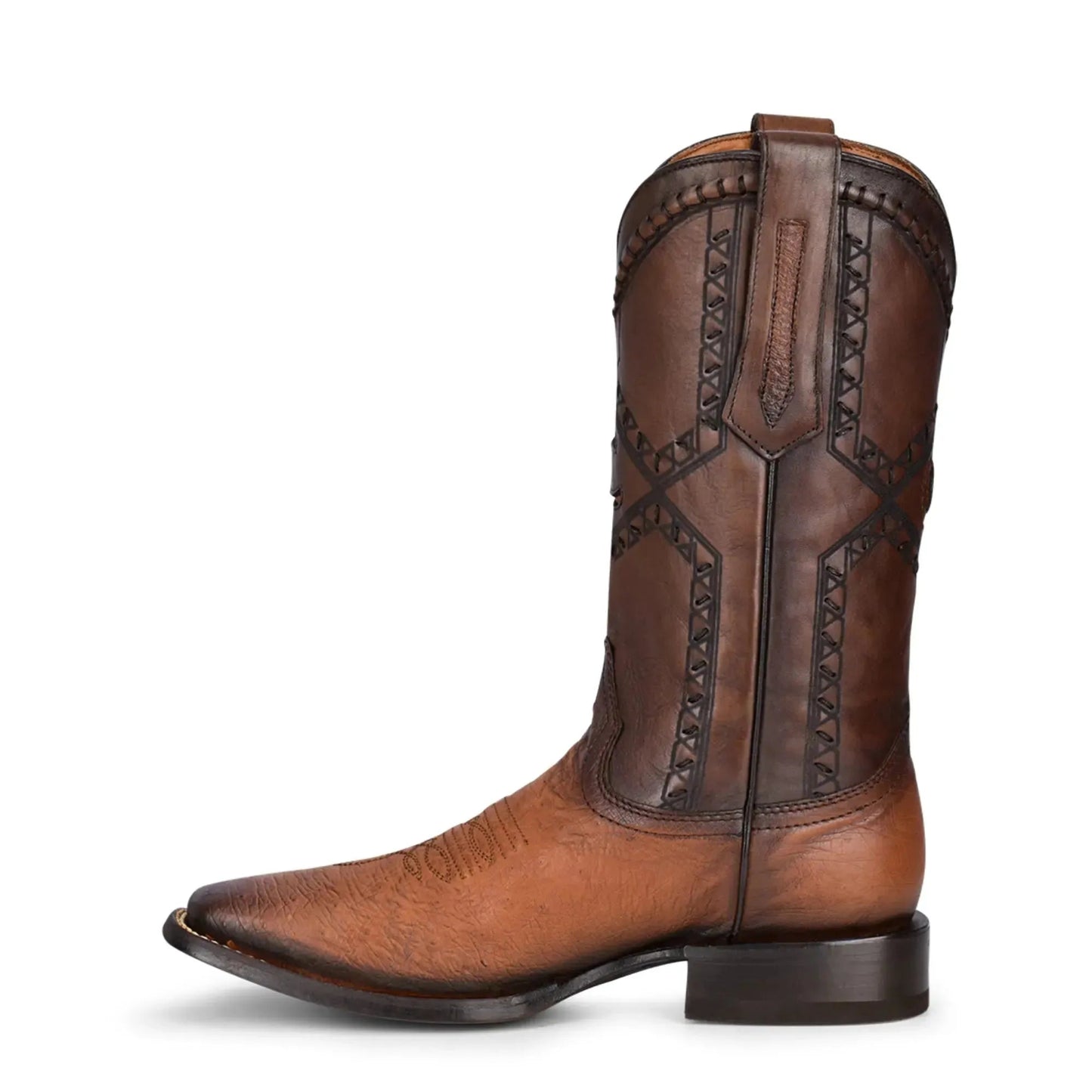 Ostrich Boots for Men: Brown Exotic Leather Cowboy Fashion - Men Cuadra Boot CU462 - El Rodeo Western Boutique