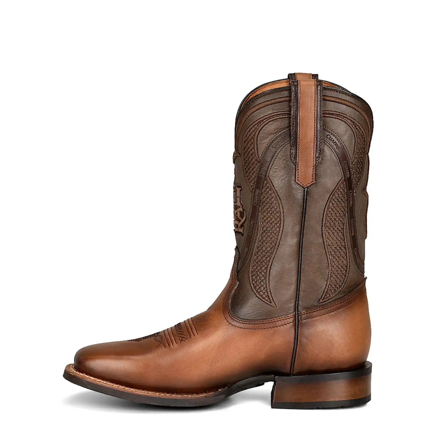 Men’s Western Brown Cowboy Boots – Durable Bovine Leather, Easy Slip On - Men Cuadra Boot CU656 - El Rodeo Western Boutique