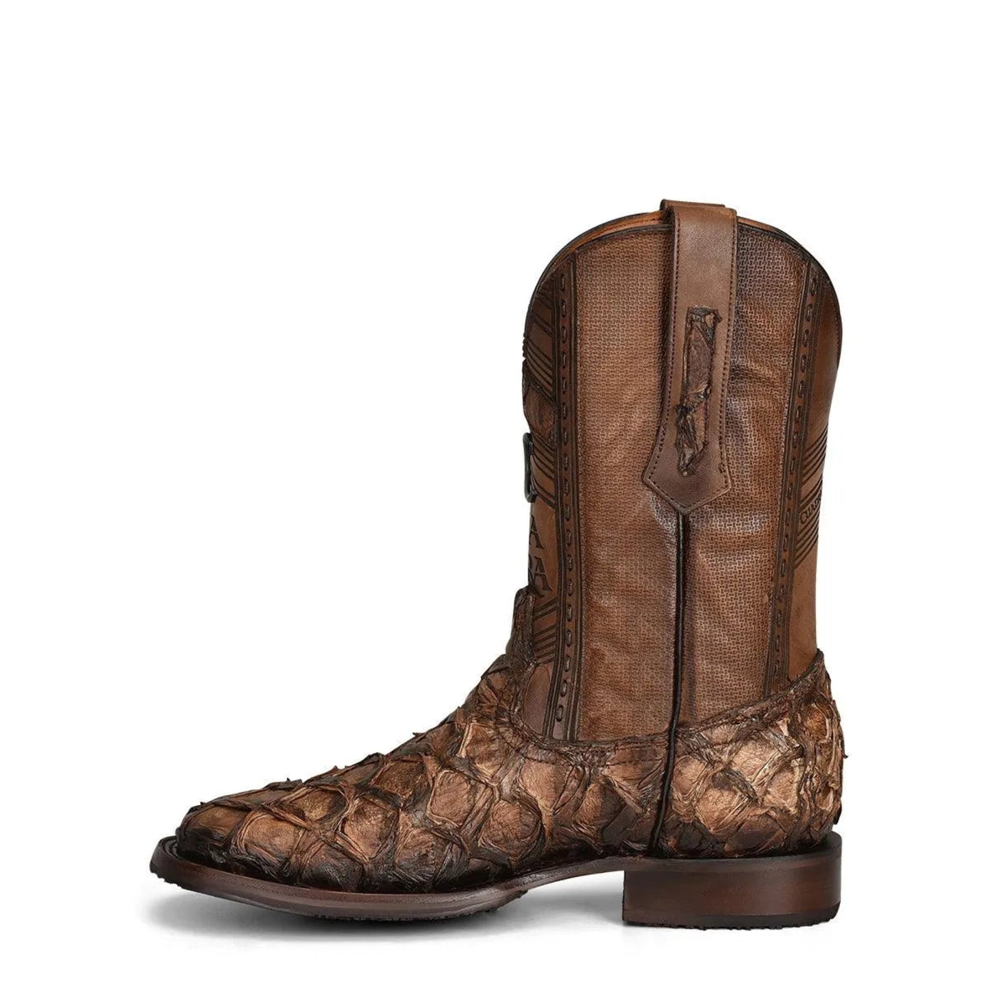 Brown Pirarucu Boots - Men Cuadra Boot CU658 - El Rodeo Western Boutique