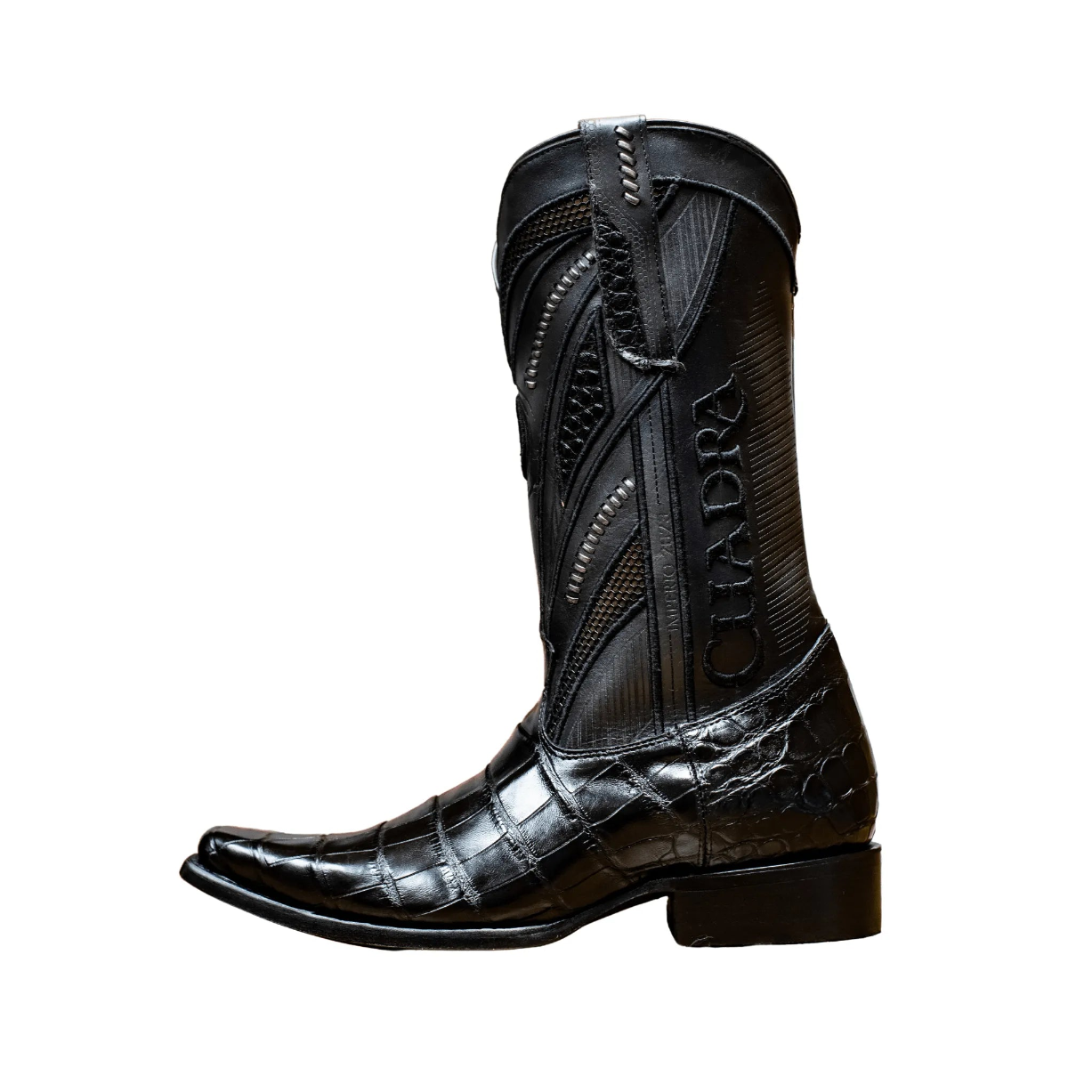 Imperio Cuadra Black Alligator Boots - Men Cuadra Boot CU734 - El Rodeo Western Boutique