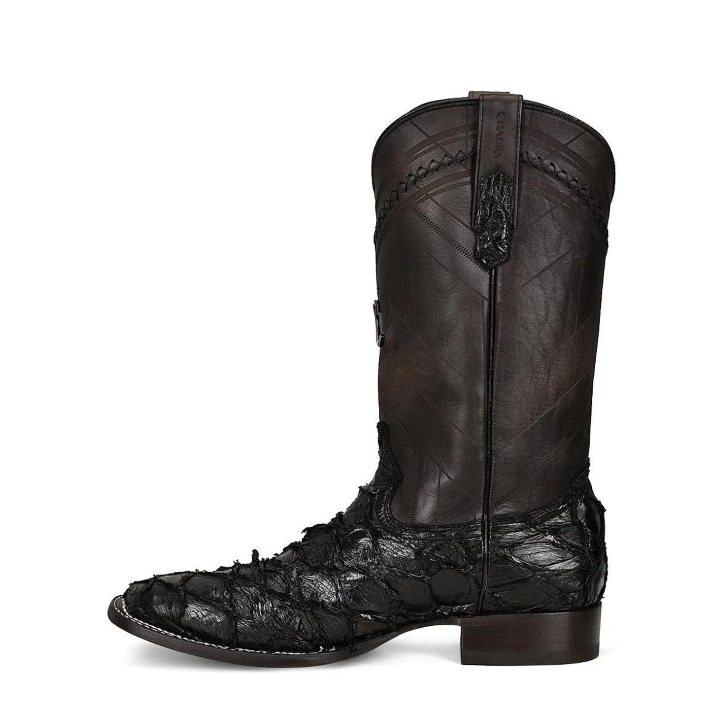 Black Poison Pirarucu Boots - Men Cuadra Boot CU787 - El Rodeo Western Boutique