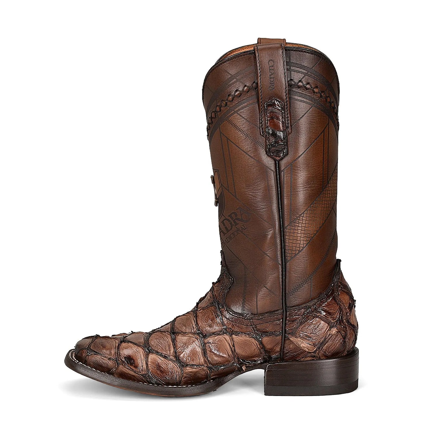 Poisson Pirarucu Leather Boots - Men Cuadra Boots CU788 - El Rodeo Western Boutique