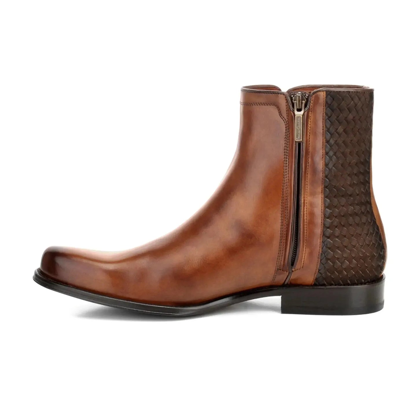 Handcrafted Chelsea Leather Ankle Boot – Rich Brown Calfskin for Men- Men Franco Cuadra Boot FC135 - El Rodeo Western Boutique