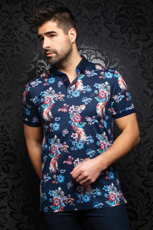 Men Au Noir Polo Mackay