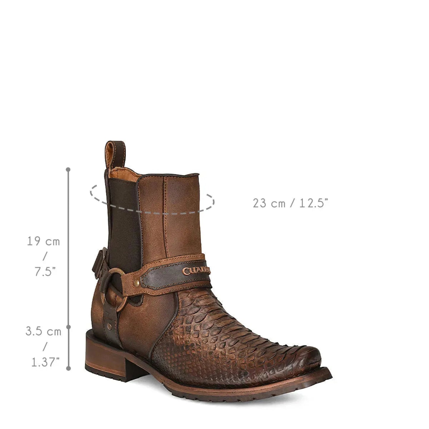 Python Leather Shoes: Comfort, Durability, and Standout Style in One - Men Cuadra Boot CU689 - El Rodeo Western Boutique