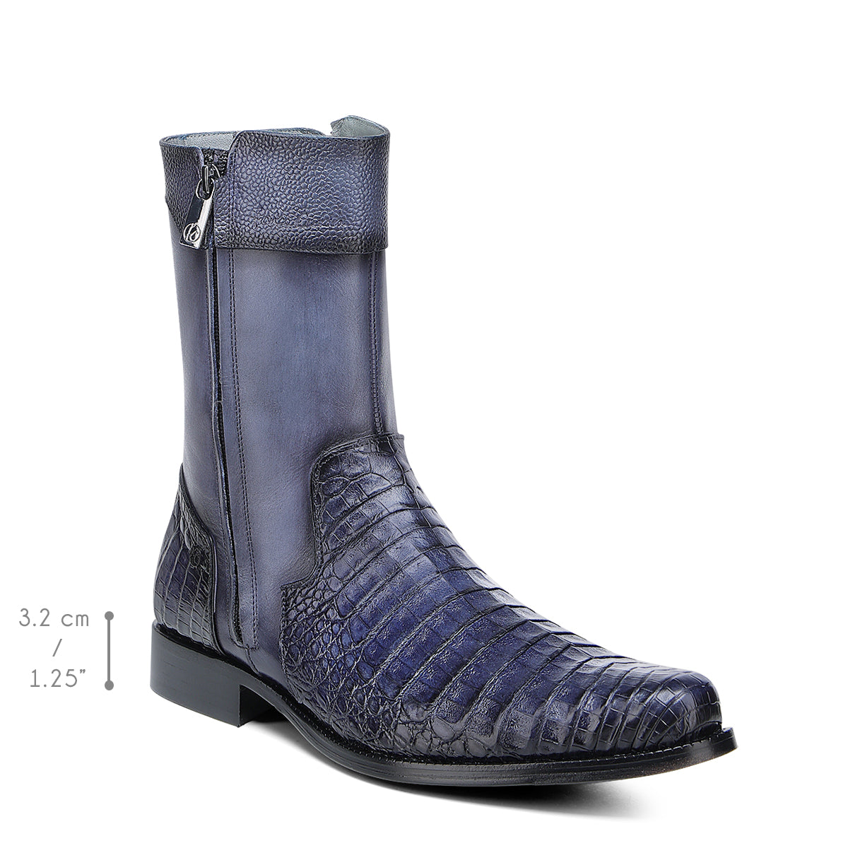 Exotic Boot, Round Toe - Men Franco Cuadra Ankle Boot FF206