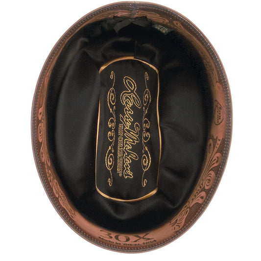 30X Opulento Black Larry Hanans Fur Felt Hat