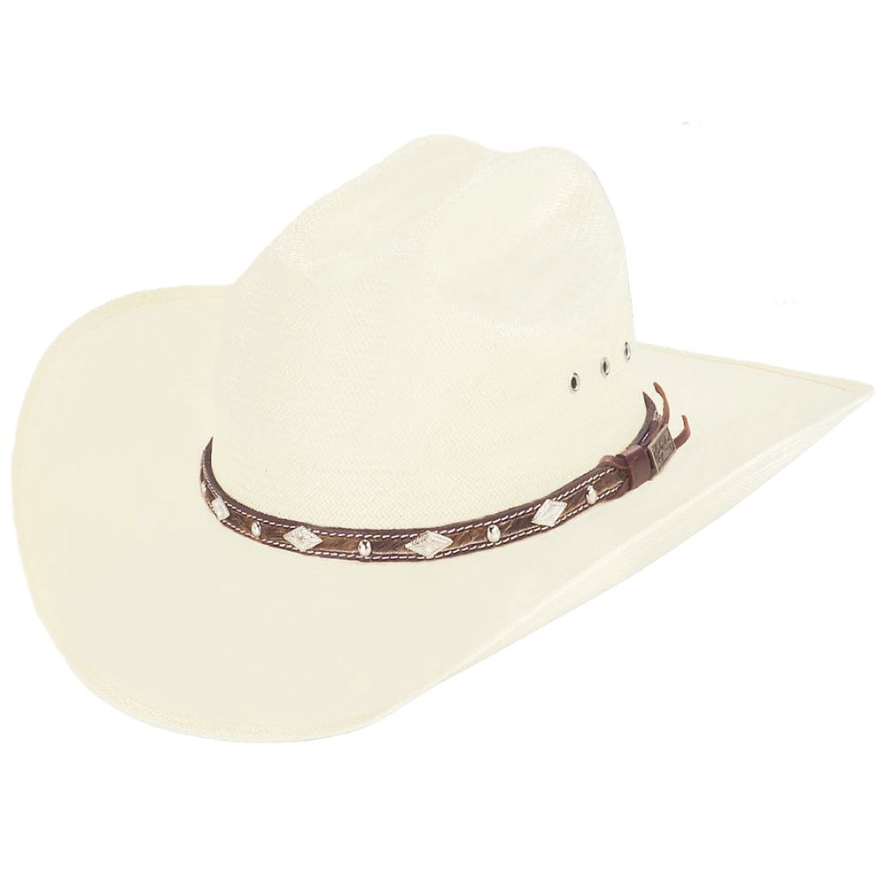 10X Brindle Ivory Larry Mahans Straw Hat