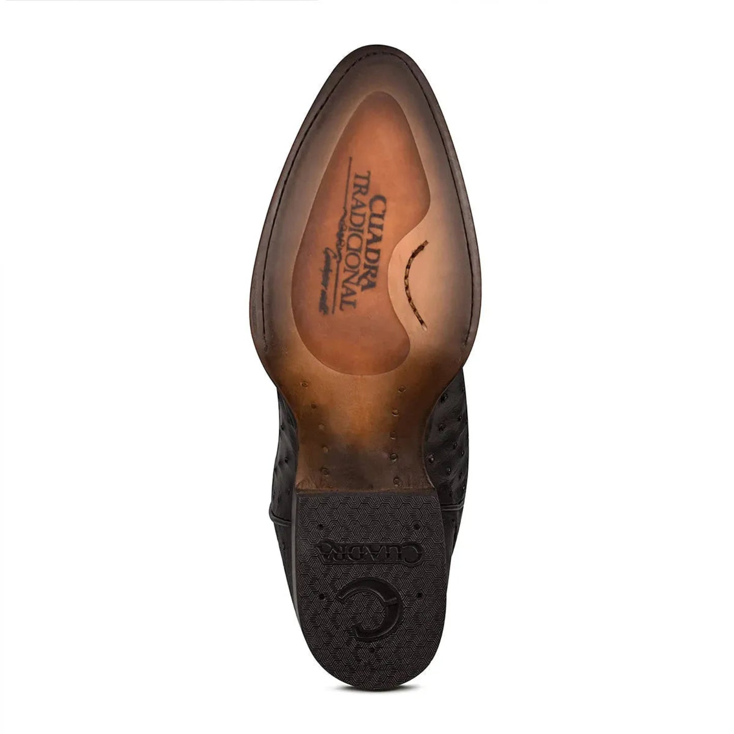 Men’s Ostrich Full Quill Boots with Classic Round Toe for Unmatched Elegance - Men Cuadra Boot CU554 - El Rodeo Western Boutique