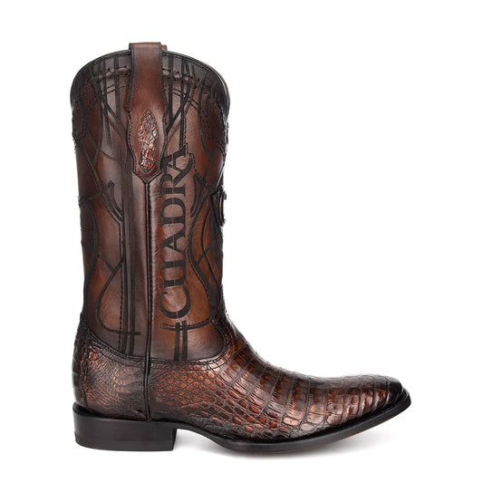 Fuscus Caiman Belly Leather - Men Cuadra Boots CU376 - El Rodeo Western Boutique