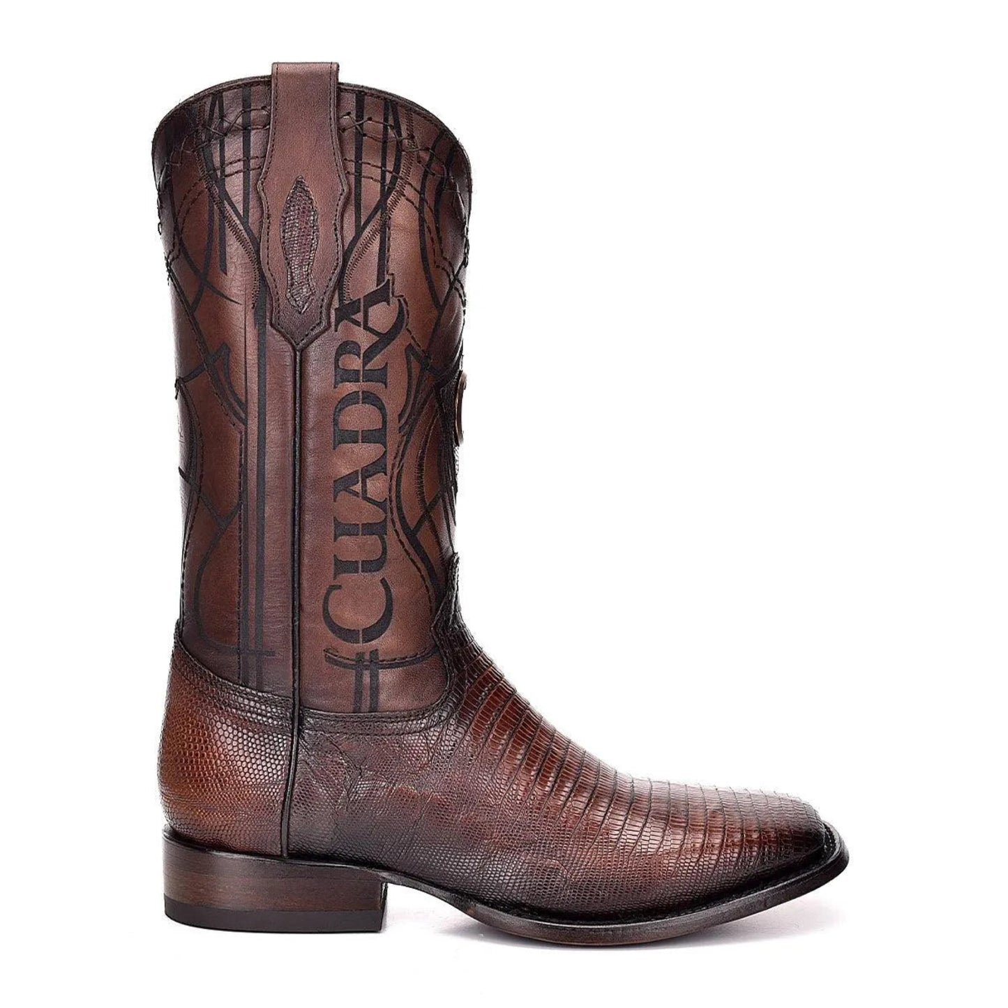 Lizard Square Toe Boots - Men Cuadra Boot CU383 - El Rodeo Western Boutique