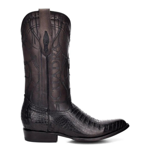 Black Caiman Belly Exotic Boots - Men Cuadra Boot CU422 - El Rodeo Western Boutique