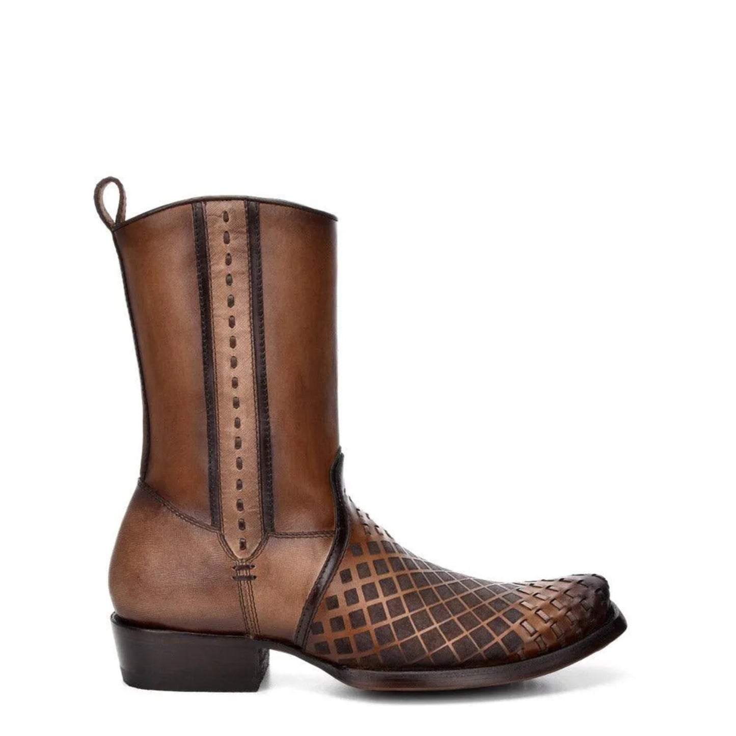 Narrow Square Toe Boots - Calf - Men Cuadra Boot CU674 - El Rodeo Western Boutique