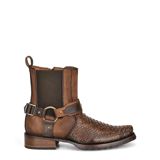 Python Leather Shoes: Comfort, Durability, and Standout Style in One - Men Cuadra Boot CU689 - El Rodeo Western Boutique