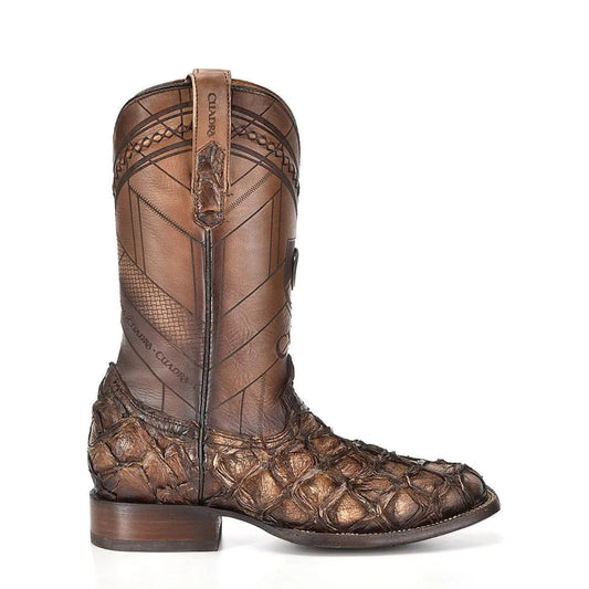 Poison Pirarucu Brown Boots - Men Cuadra Boot CU789 - El Rodeo Western Boutique